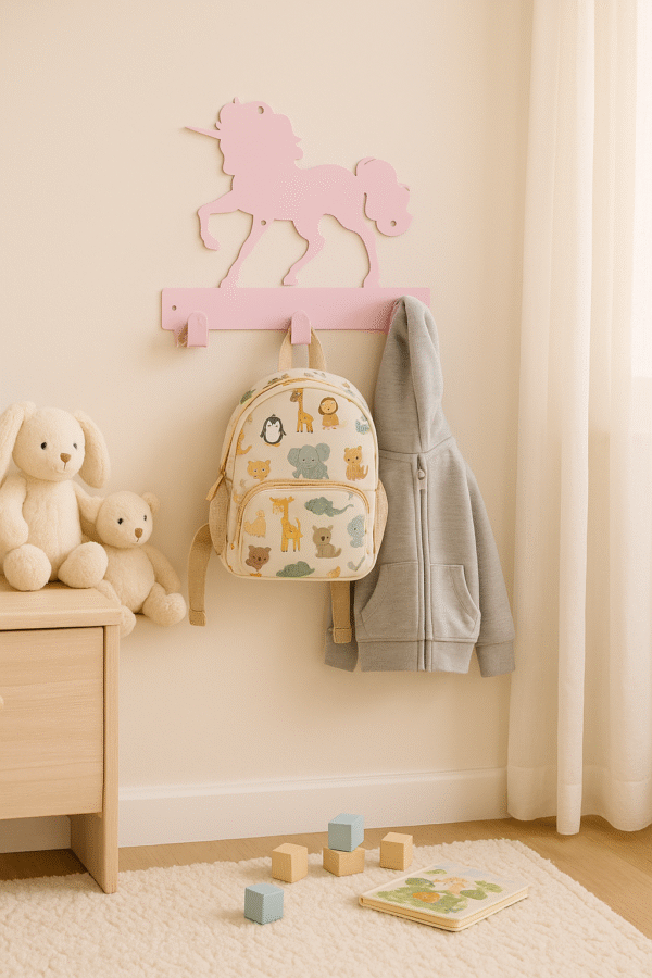 Perchero Silueta Unicornio