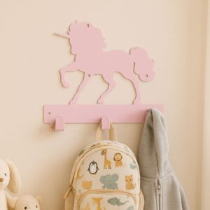 Perchero Silueta Unicornio