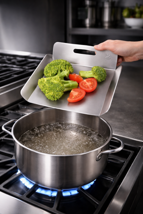 Tabla de Corte 60 x 30 + Recogedor de Alimentos